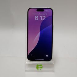 Unlocked Apple iPhone 15 Pro 256GB White Titanium MTQT3LL/A w/ 3rd Party Screen