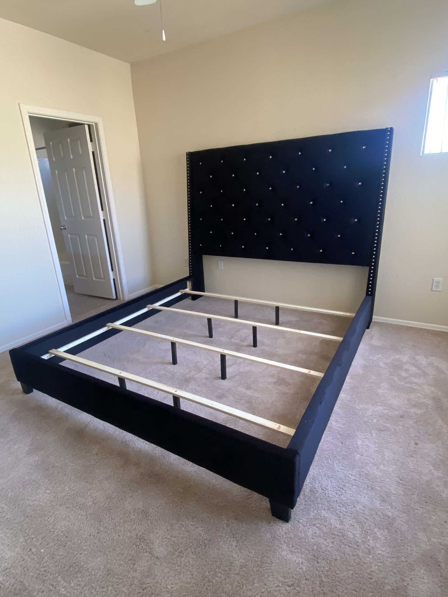 Black King Size Bedframe