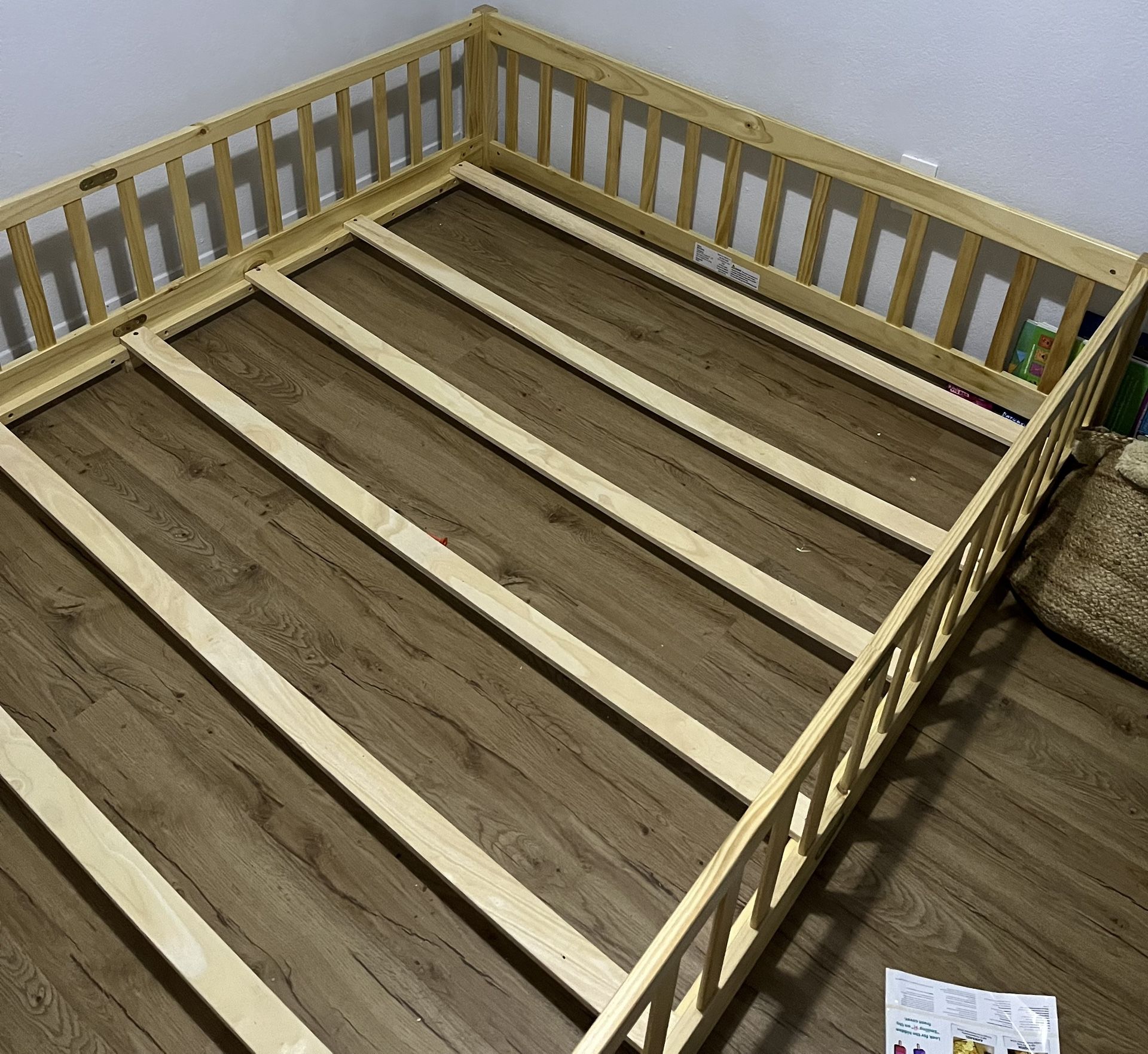 Montessori Queen Size Floor Bed Frame
