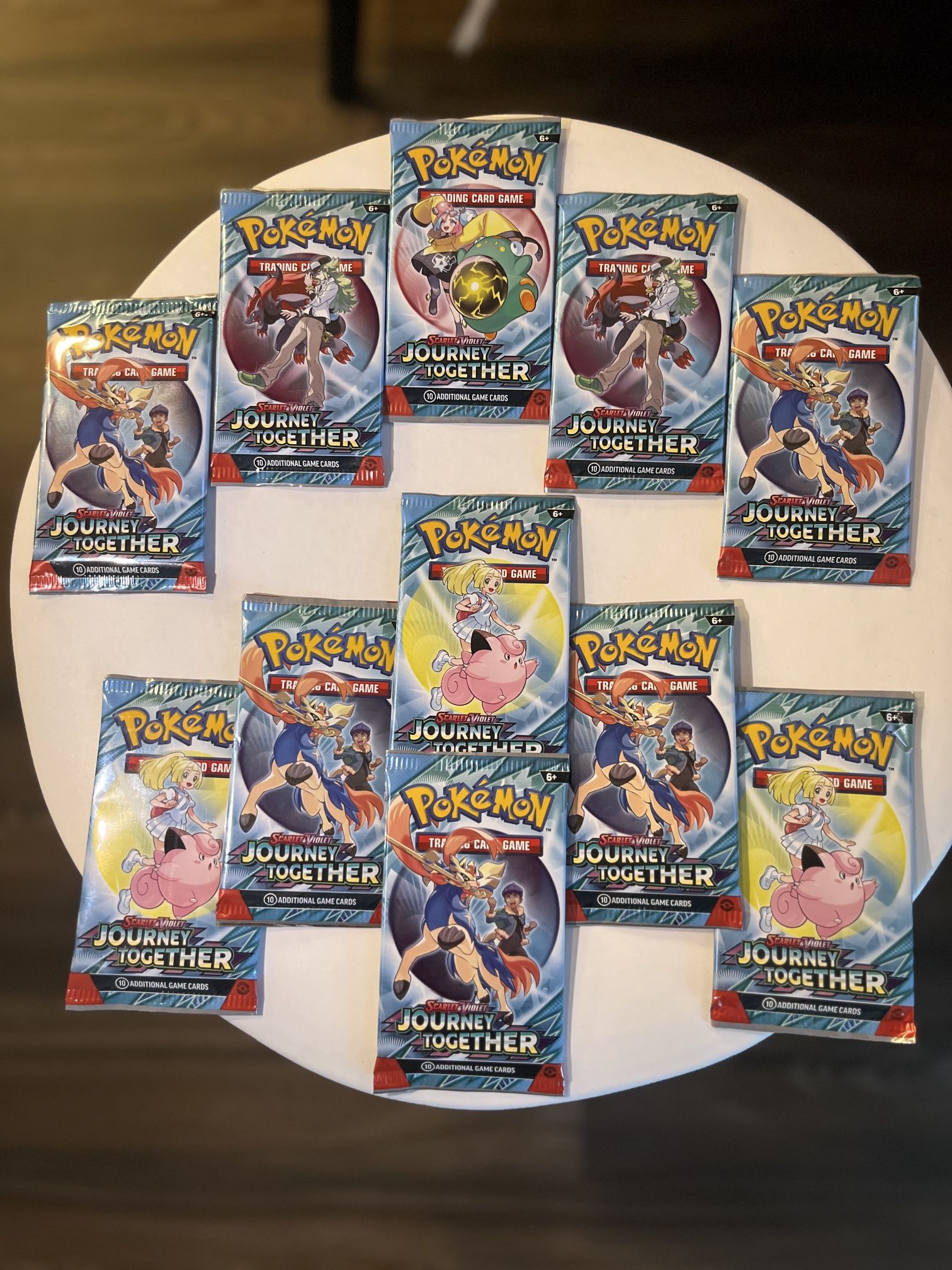 Pokémon Journey Together Booster Packs