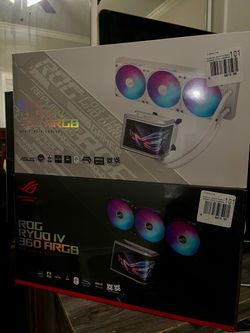 ASUS ROG Ryuo IV 360 ARGB CPU Liquid Cooler Bundle