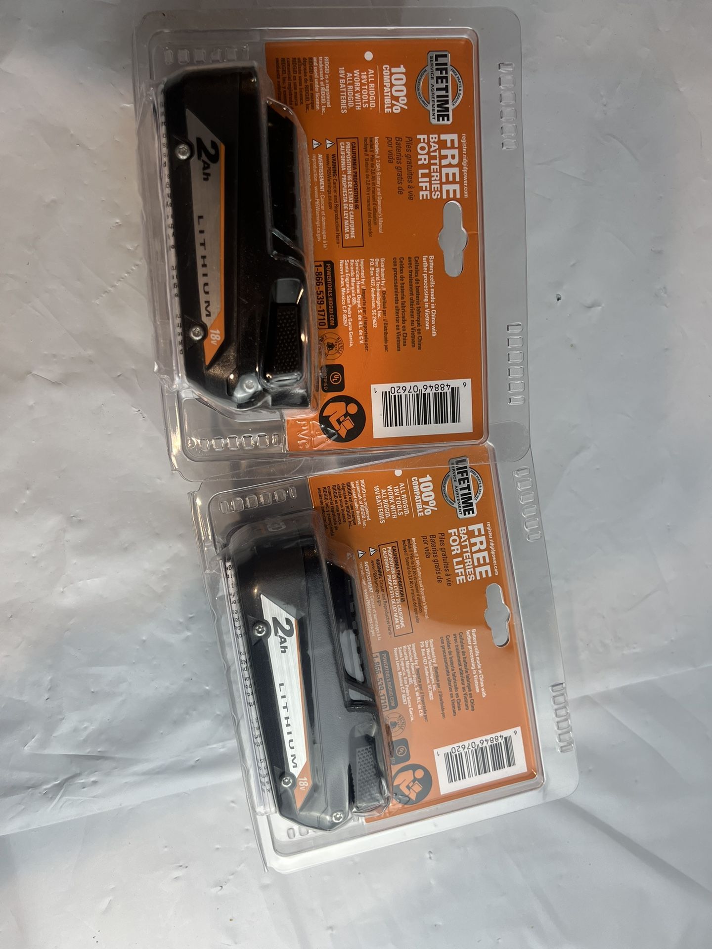 RIDGID 18V 2.0 Ah Lithium-Ion Battery