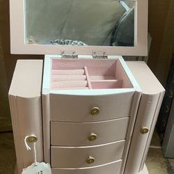 Hand Painted Wooden Jewelry Box