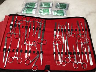 37 PC STUDENT DISSECTION KIT SURGERY SURGICAL VETERINARY INSTRUMENTS KIT