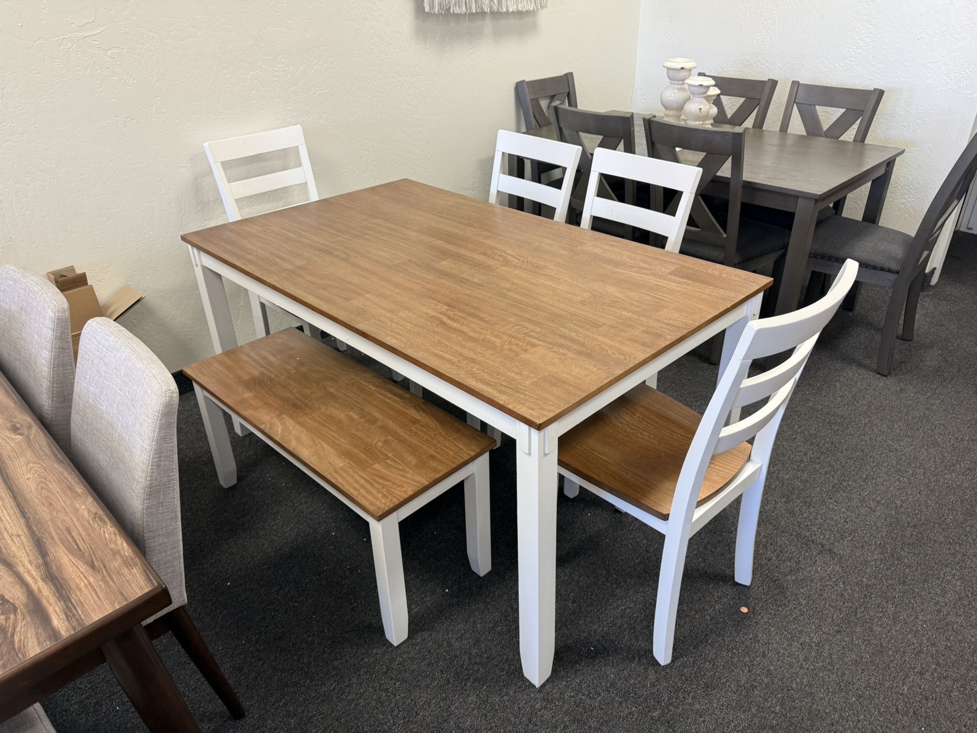 Dining Table With 4 Chairs And Bench