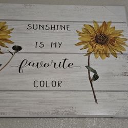 Girls Decor . Sun Flowers 