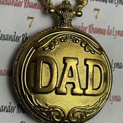 POCKET WATCH 3D EMBOSSED  DAD