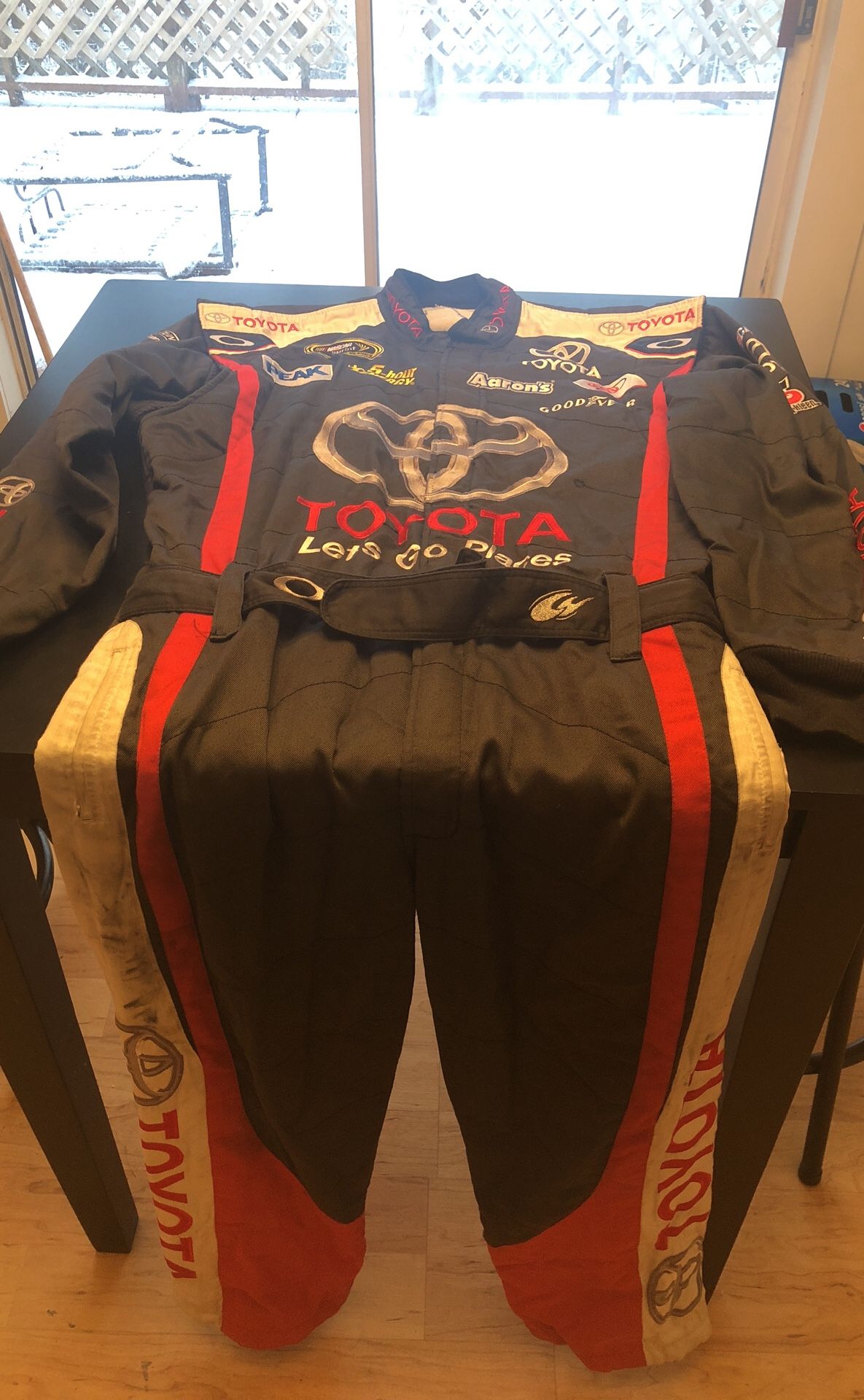 Oakley Nascar race used fire suit