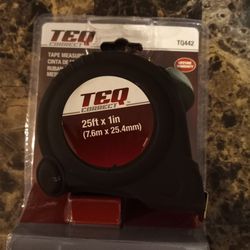 Brand New Tech Correct 25' X  1" Self-locking Tape Measure