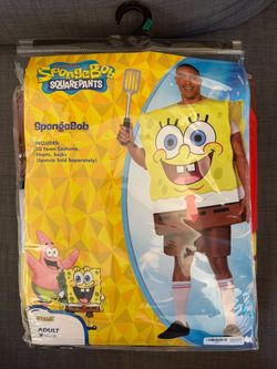 Adult SpongeBob SquarePants Halloween Costume – L/XL – Spirit Halloween