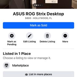 Asus Rog Strix Desktop 