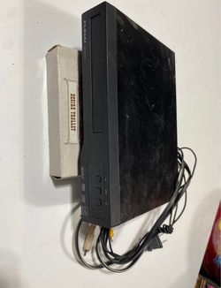 Black dvd movie player