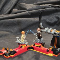 Lego star wars, sith duel on Mustafar