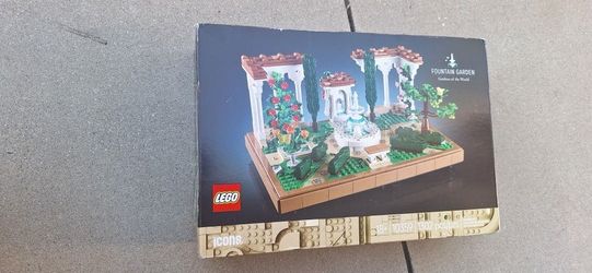 Lego FOUNTAIN GARDEN gardens Of The World 18+ 10(contact info removed) Pcs/ Pzs