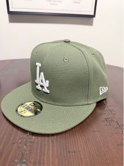 Green LA Fitted Hat