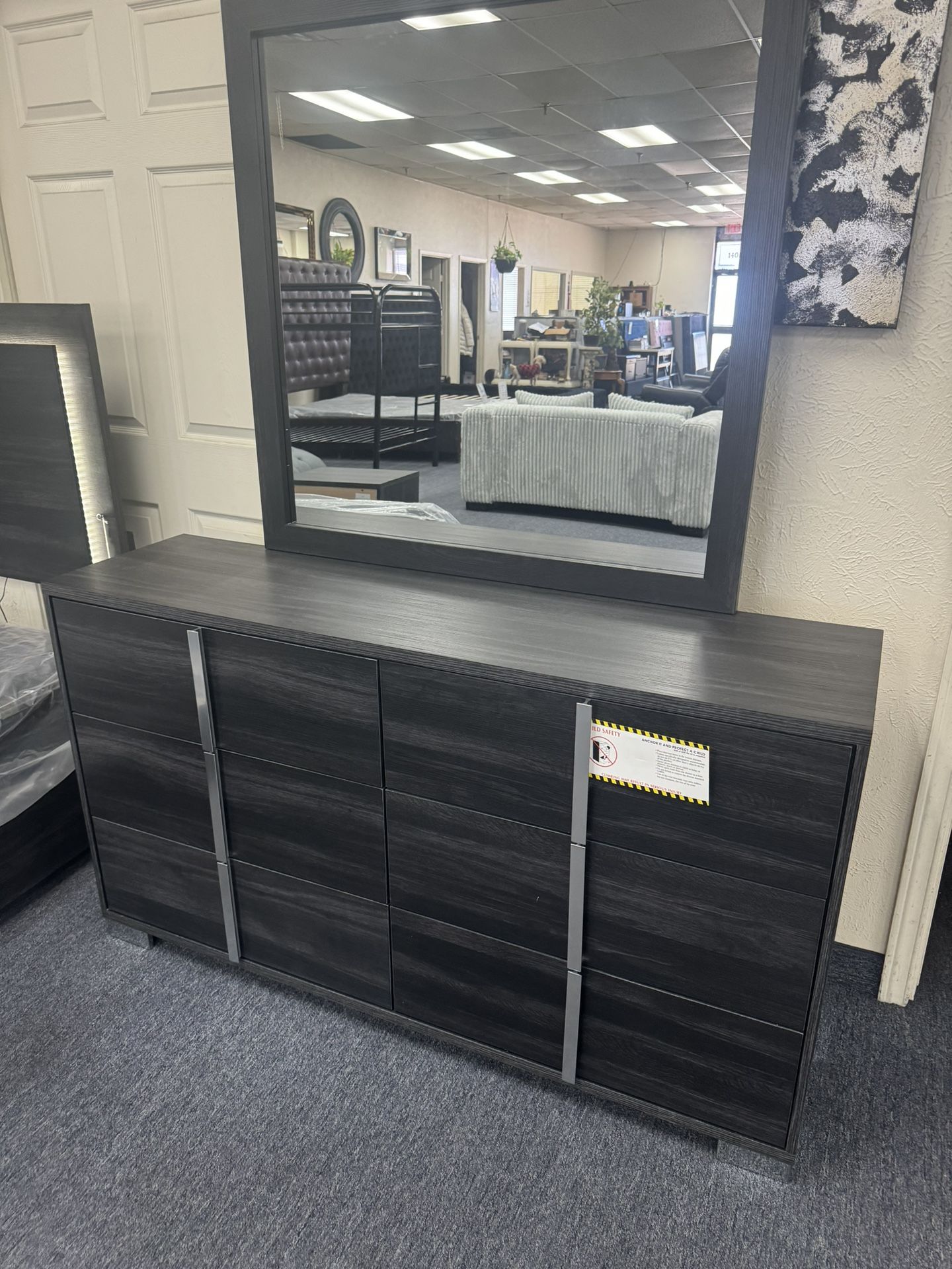 New Dresser Wht Mirror For $239