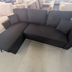 Black Sectional 