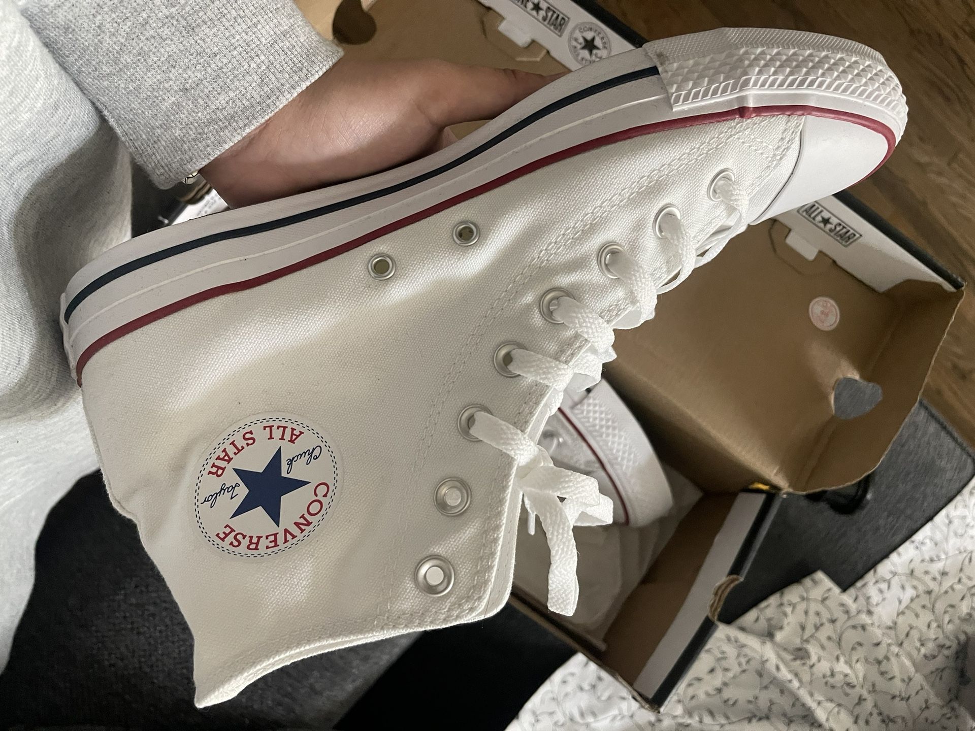 All White Converse