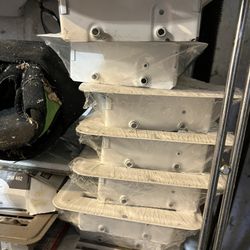  4" x 8" White Mobile Home Floor Register