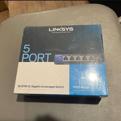 Linksys 5 Port Gigabit Switch