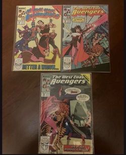 1980s West Coast Avengers Comics (White Vision Quest Saga)