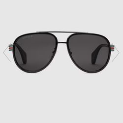 Black Gucci Aviators For Men