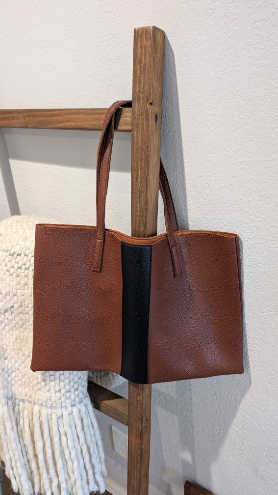 Vegan leather purse / tote bag