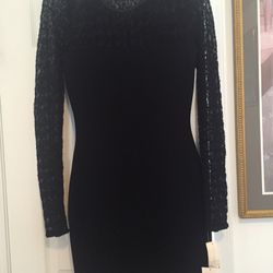 NEW WITH TAGS ANDREA JOVINE BLACK SEXY DRESS