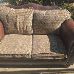 Brown Love Seat