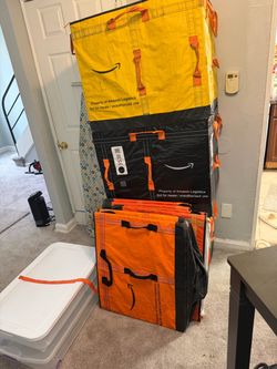 6 storage bags with 2 storage bins everything for 80