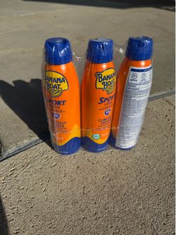 Banana boat SPF 15 sunscreen