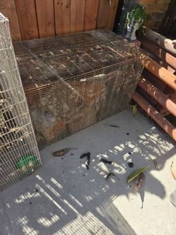 2 large animal cages 20 each firm price