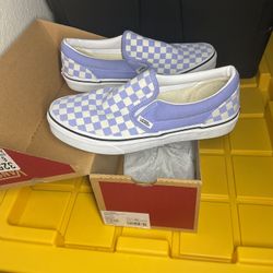 Checkered Vans 