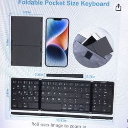 Folder Bluetooth Keyboard 