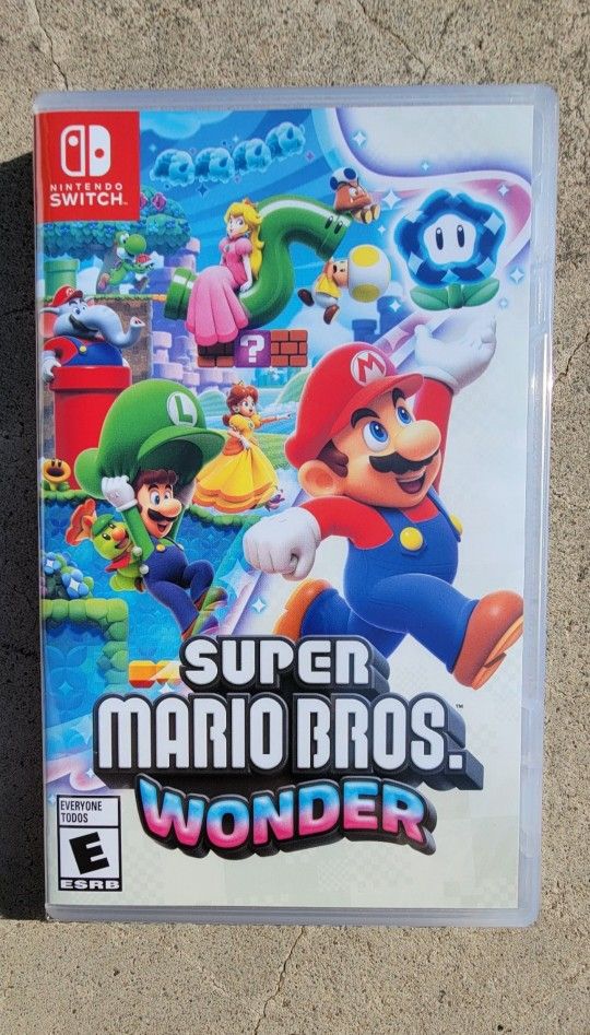 Super Mario Bros. Wonder - Nintendo Switch Game - New Sealed