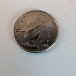 1916. P  Dime.     Double Die 
