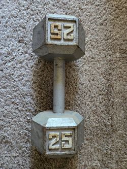 25 lbs dumbell
