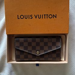 Louis Vuitton Damier Ebene Sarah Wallet