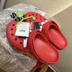 McQueen crocs sz 6m & 9m brand new