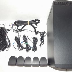 Bose Acoustimass 10llI home theater speaker system with cables