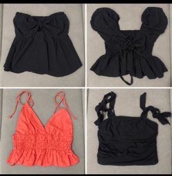 8 Women’s XS SHEIN Tops – Summer Clothing Bundle