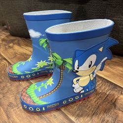 Sonic Rain Boots Size 9 