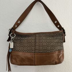 Y2K Brown Coach Shoulder Purse