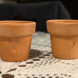 Terracotta Pots 2 X $15 4”