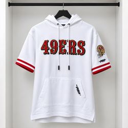 San Francisco 49ers Short Sleeve Hoodie