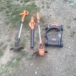 Black And Decker Weedeaters And Blower