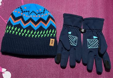 Winter Beanie and Gloves Set