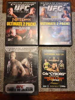 UFC DVDs 📀