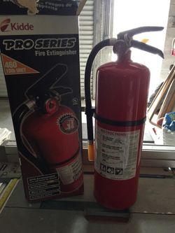 Kidde pro series fire extinguisher
