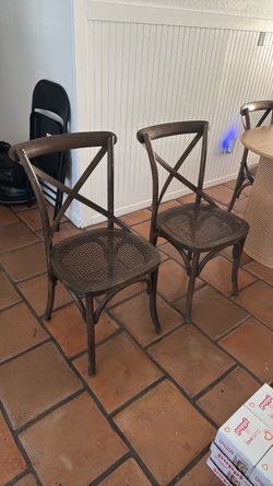6 Crossback Chairs